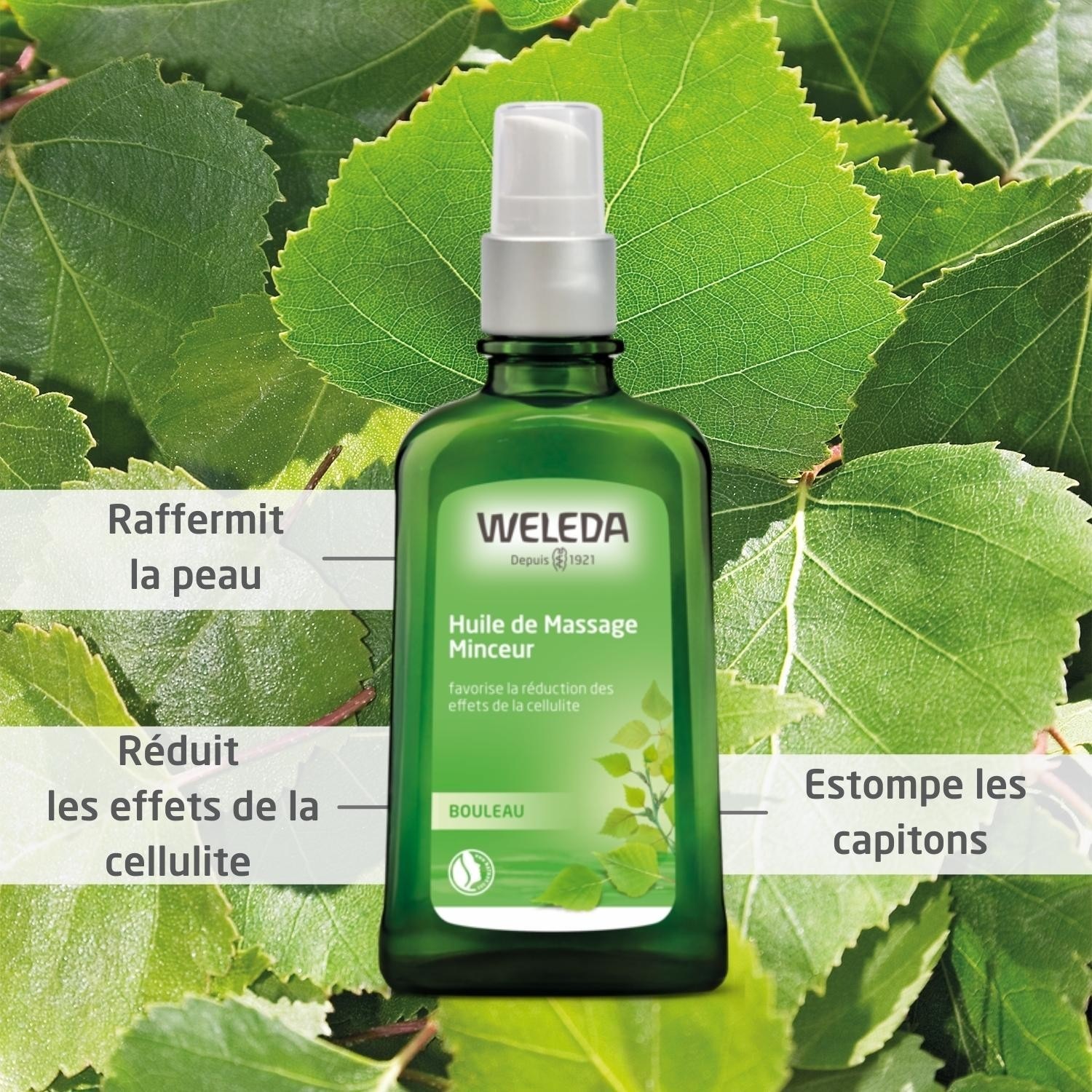 Weleda Birch Slimming Massasjeolje - 100 ml (pumpeflaske)