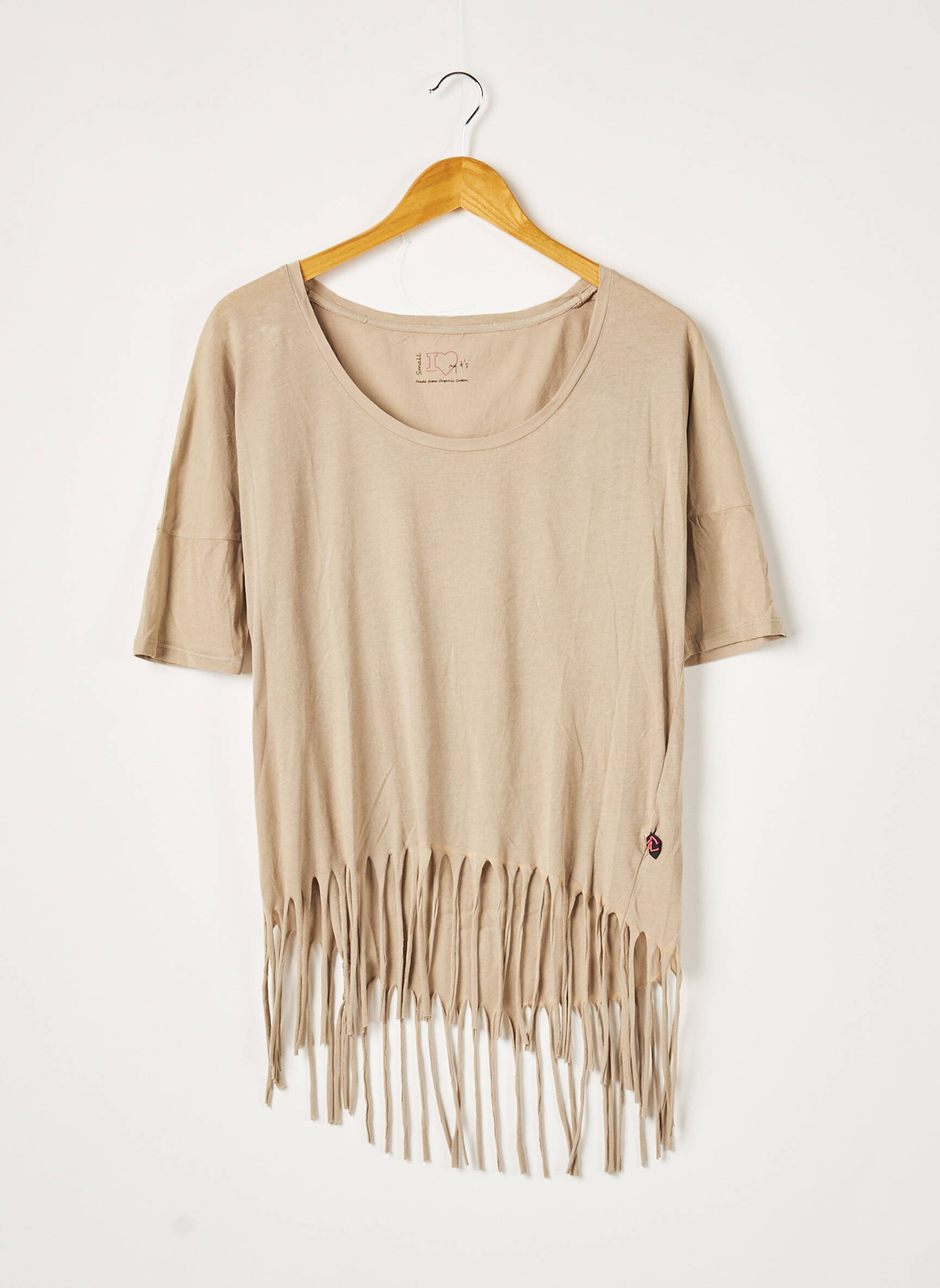 I Love My T S Tuniquemanchecourte Femme couleur gris