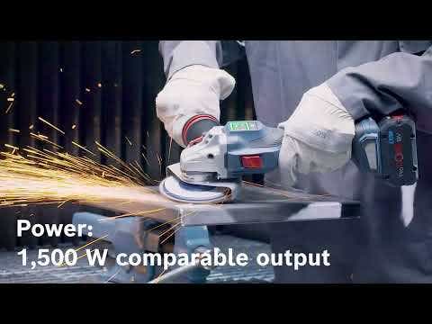 Esmerilhadeira angular sem escova BOSCH 18V BITURBO 125 mm Skin GWS 18V-15 C