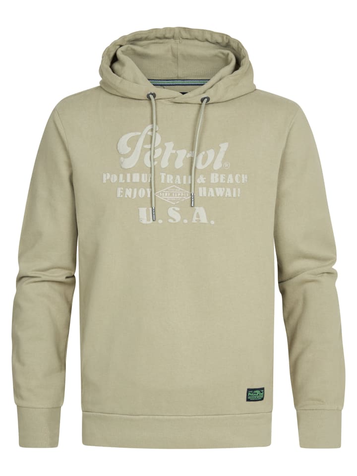 Petrol Industries Hoodie mit Aufdruck Rio in Grün günstig kaufen