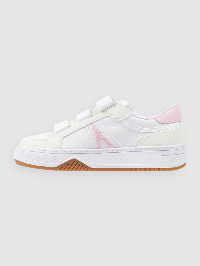 Sneaker in Leder-Optik  in weiß