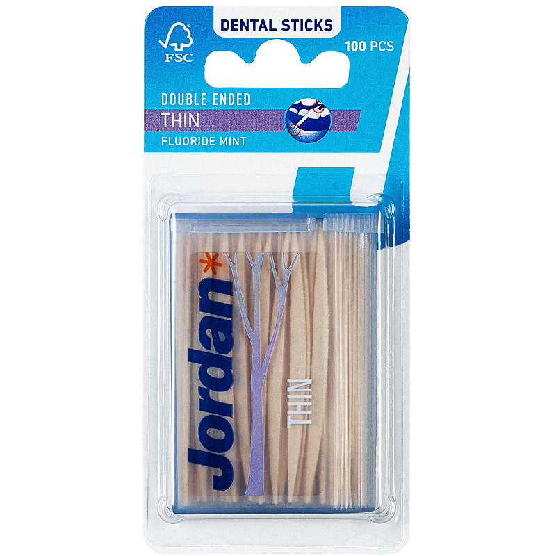 Jordan Tannstikker dbl.spisset thin Jordan
