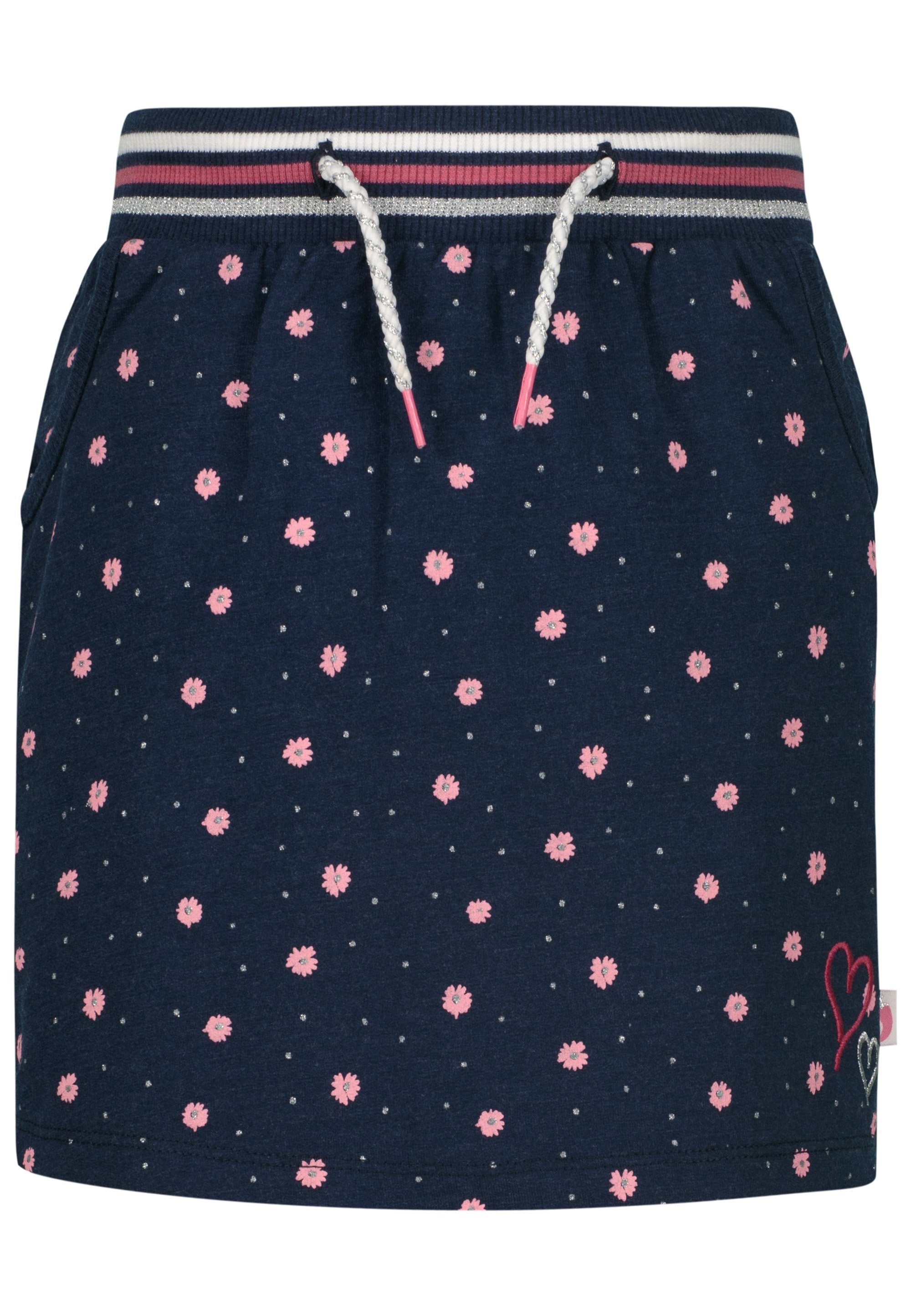 SALT AND PEPPER Midirock Girls Skirt EMB AOP Flowers (1-tlg)