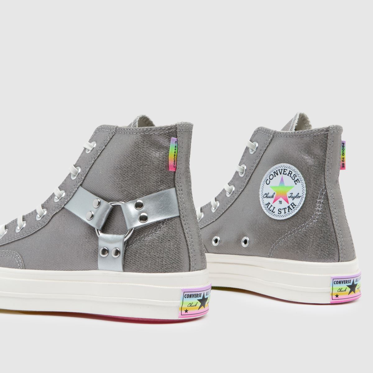 Converse Chuck 70 Hi Pride cipő ezüst multiszínű