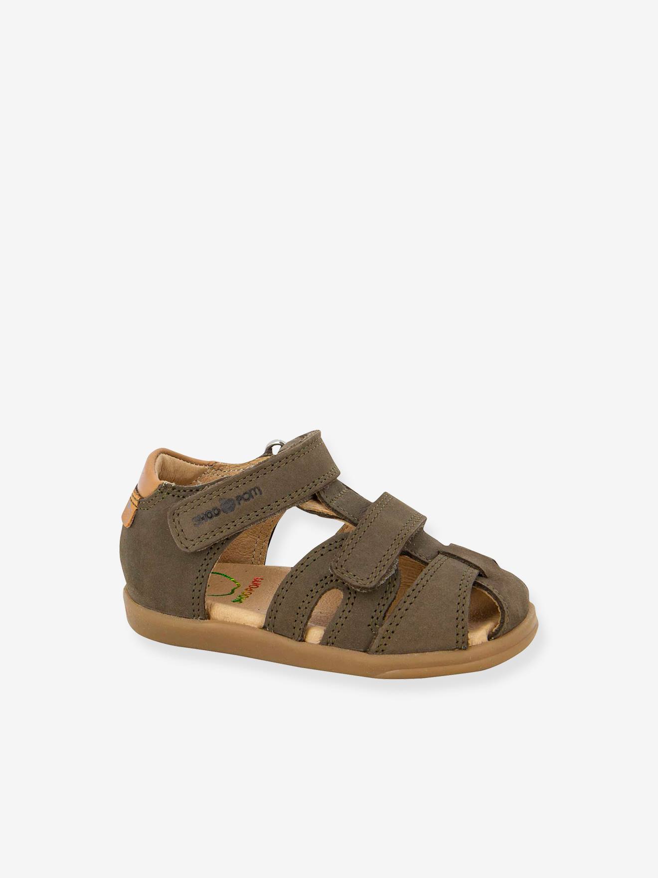 Shoo-Pom Kinder Klett-Sandalen PIKA SCRATCH SHOO POM - camelfarben