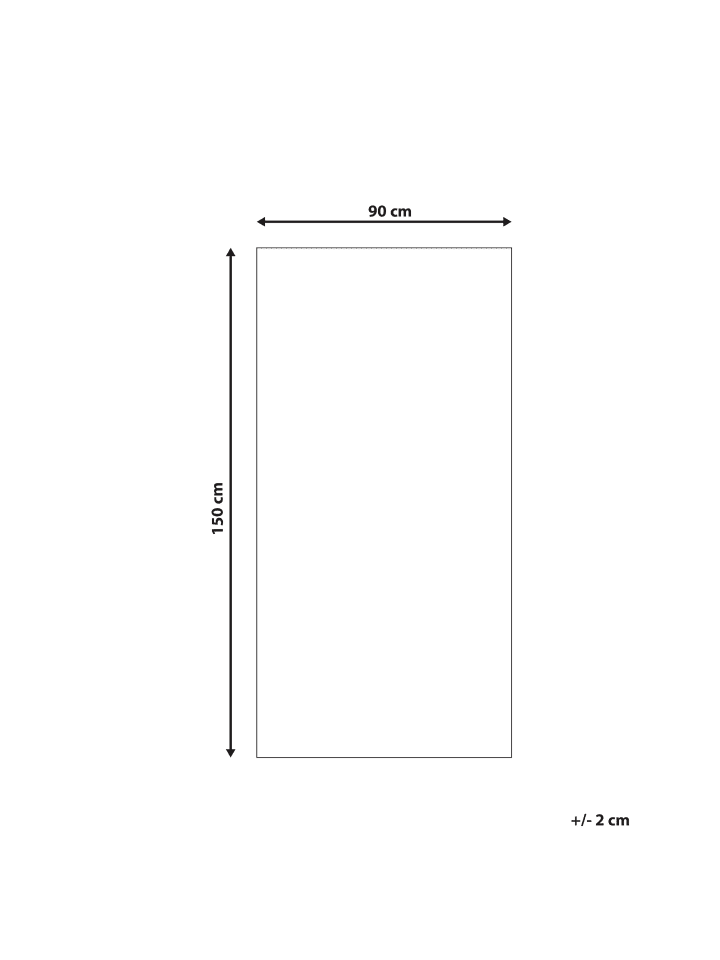 Beliani Outdoorteppich KOTA in Grün/Weiß - (W) 90 x (H) 0.5 x (L) 150 cm günstig kaufen onesize