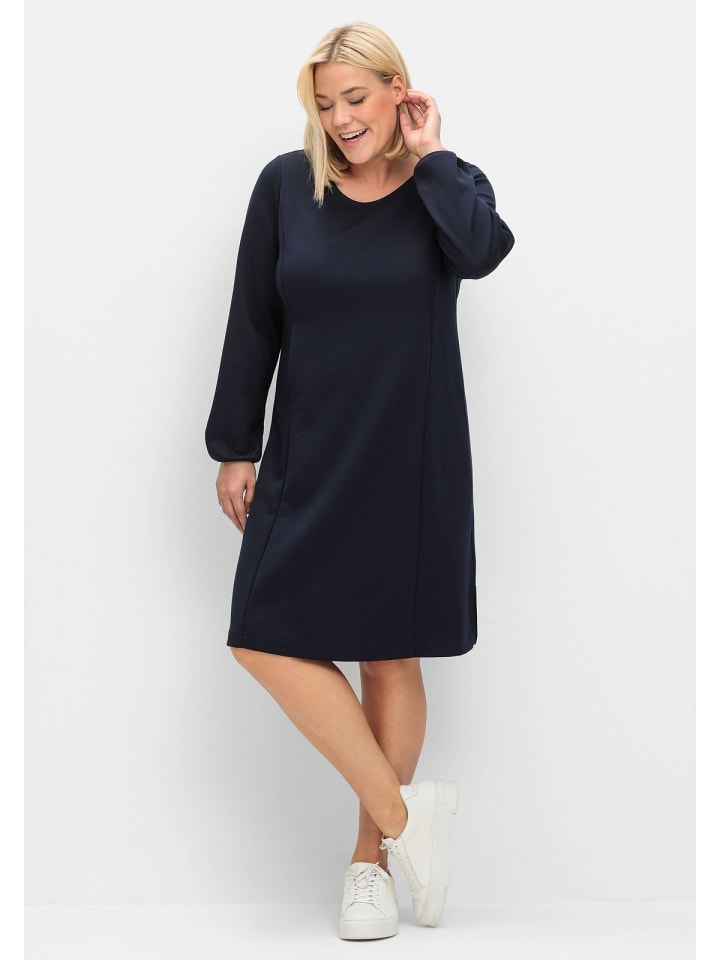 sheego Shirtkleid in tiefblau günstig kaufen