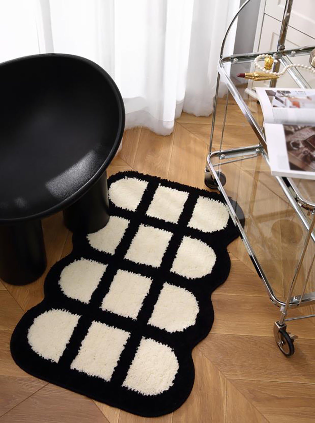 Antirutsch Teppichunterlage Eingangstürmatte Toilette Waschraum Teppich, Tapferer Ping