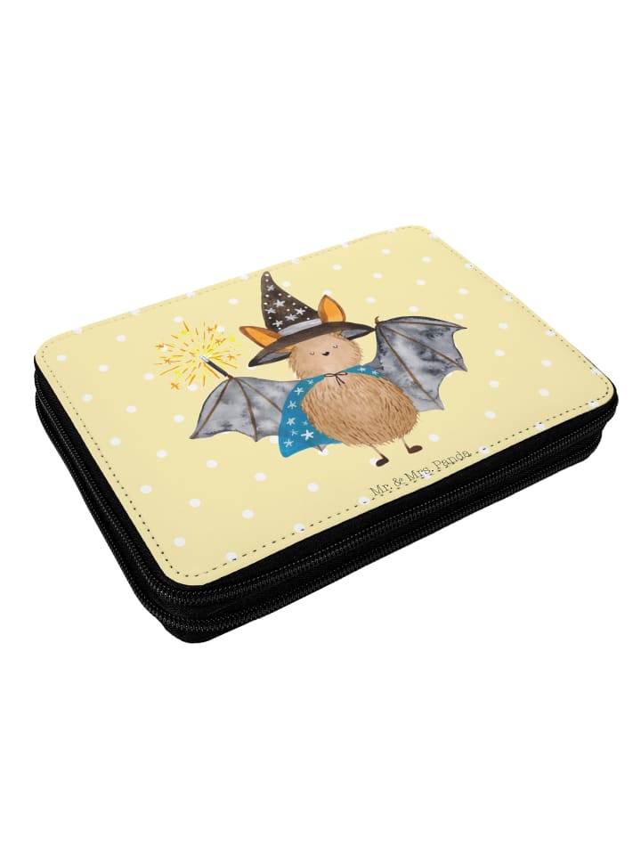 Mr. & Mrs. Panda Federmappe Fledermaus Zauberer ohne Spruch in Gelb Pastell günstig kaufen onesize