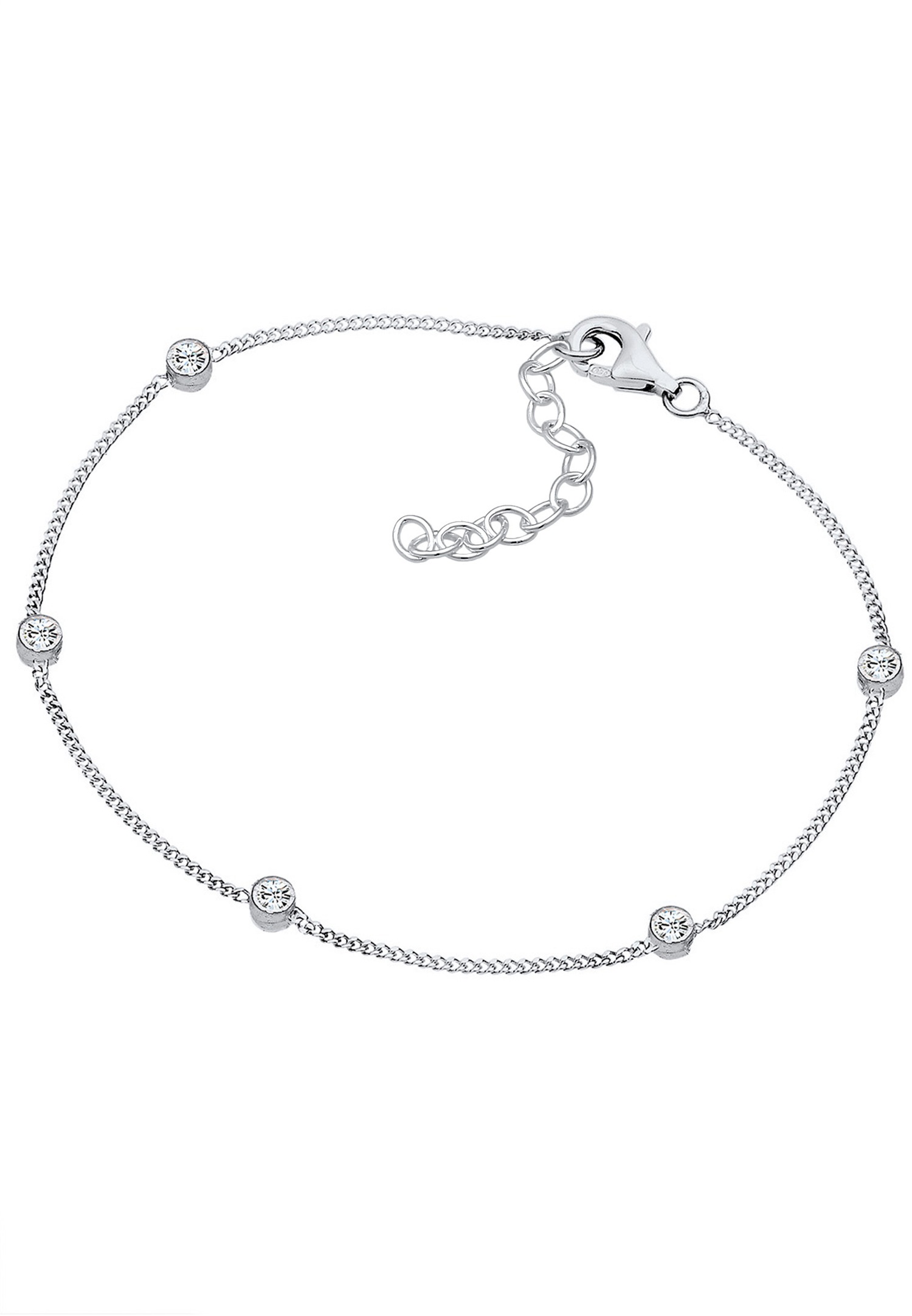 Elli ženski basic moderni sat s kristalima od 925 sterling srebra