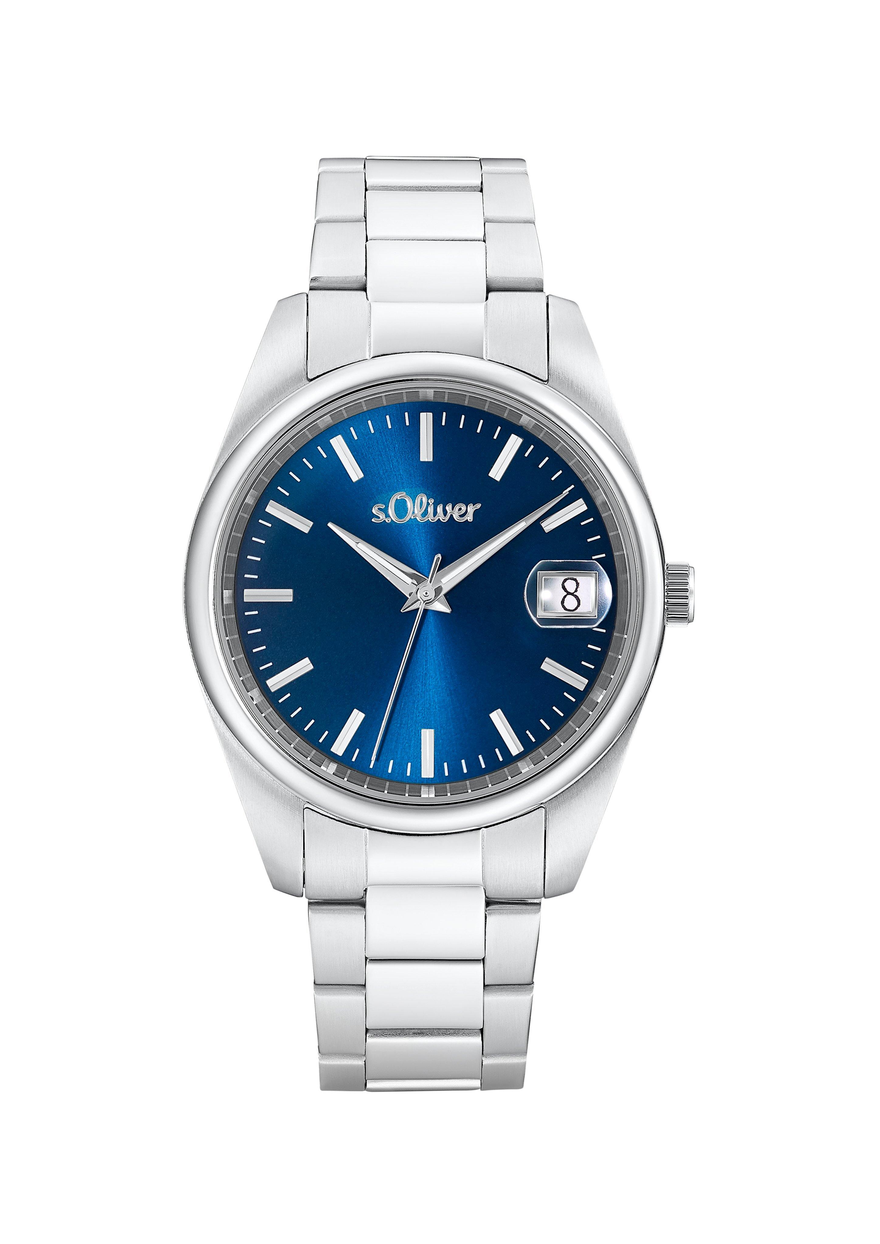 Klassische Edelstahluhr mit Gliederarmband  6006351-92B0