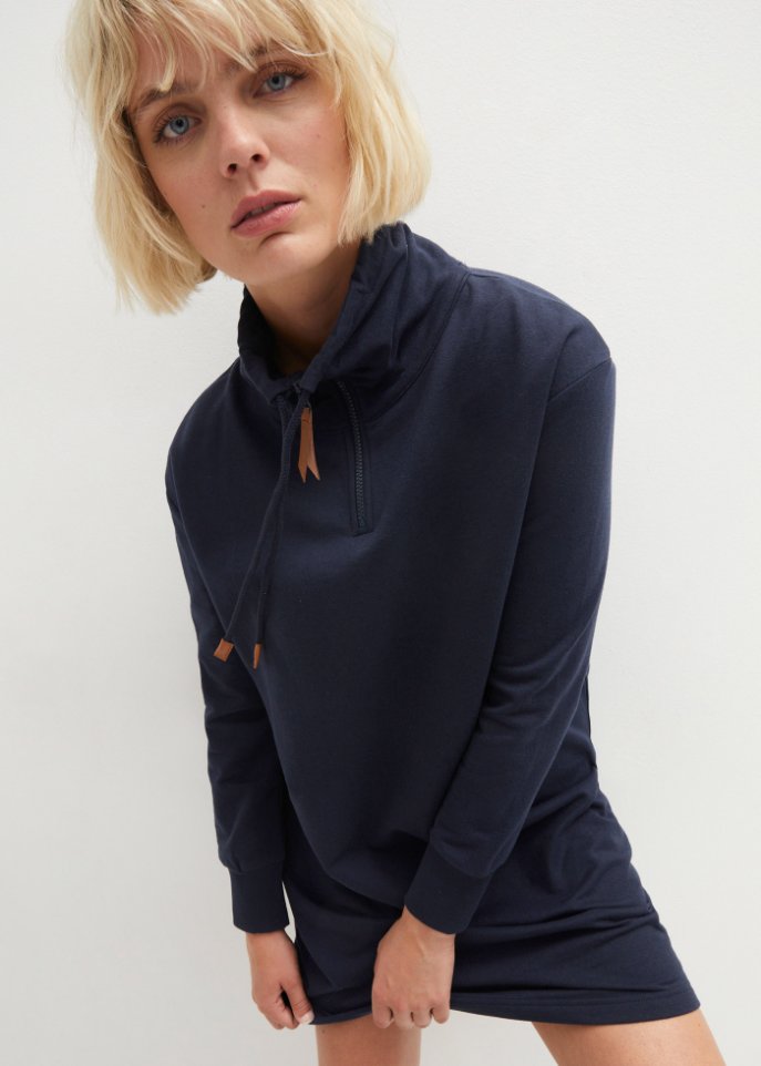 Sweatkleid mit Rückenaufdruck
