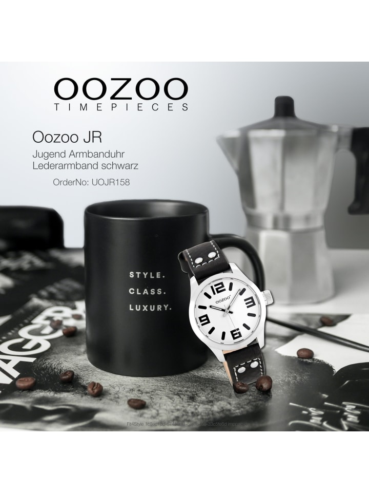 Oozoo Analog-Armbanduhr Oozoo JR schwarz mittel (ca. 34mm) günstig kaufen onesize
