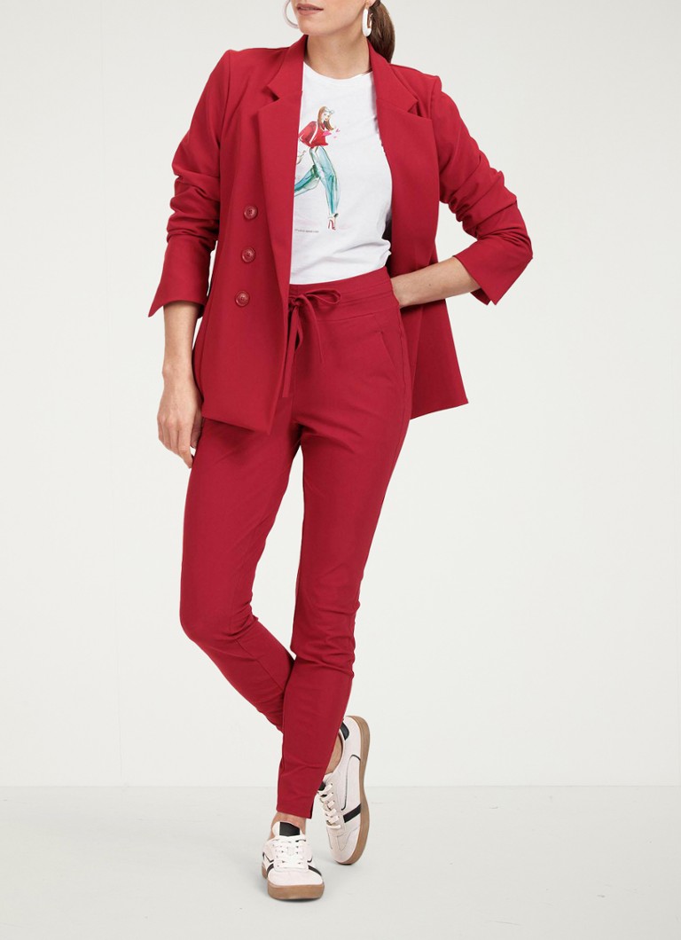 Studio Anneloes Violet double-breasted blazer with breast pocket