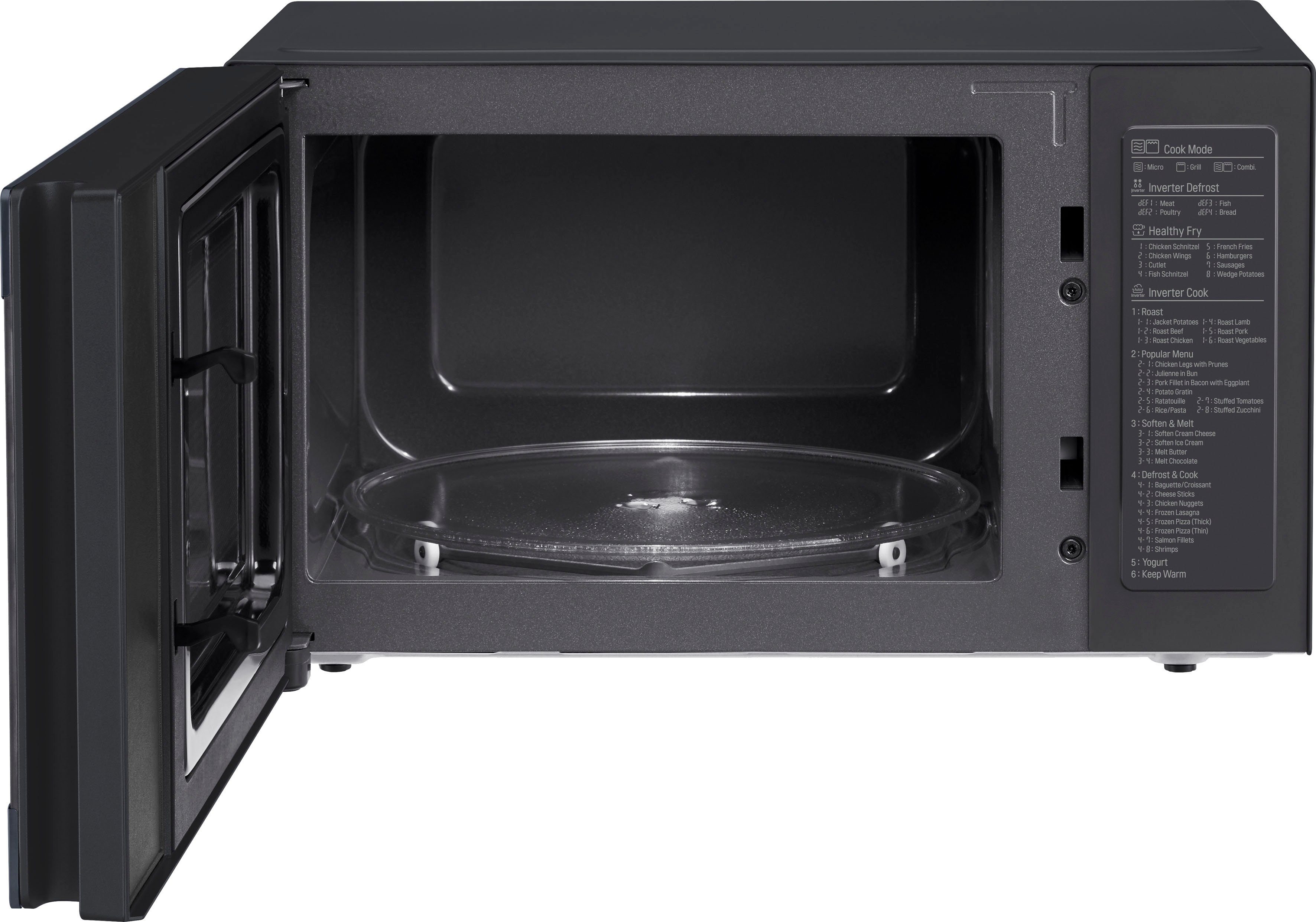 LG Mikrowelle MH 6565 CPB, Grill, Mikrowelle, 25 l