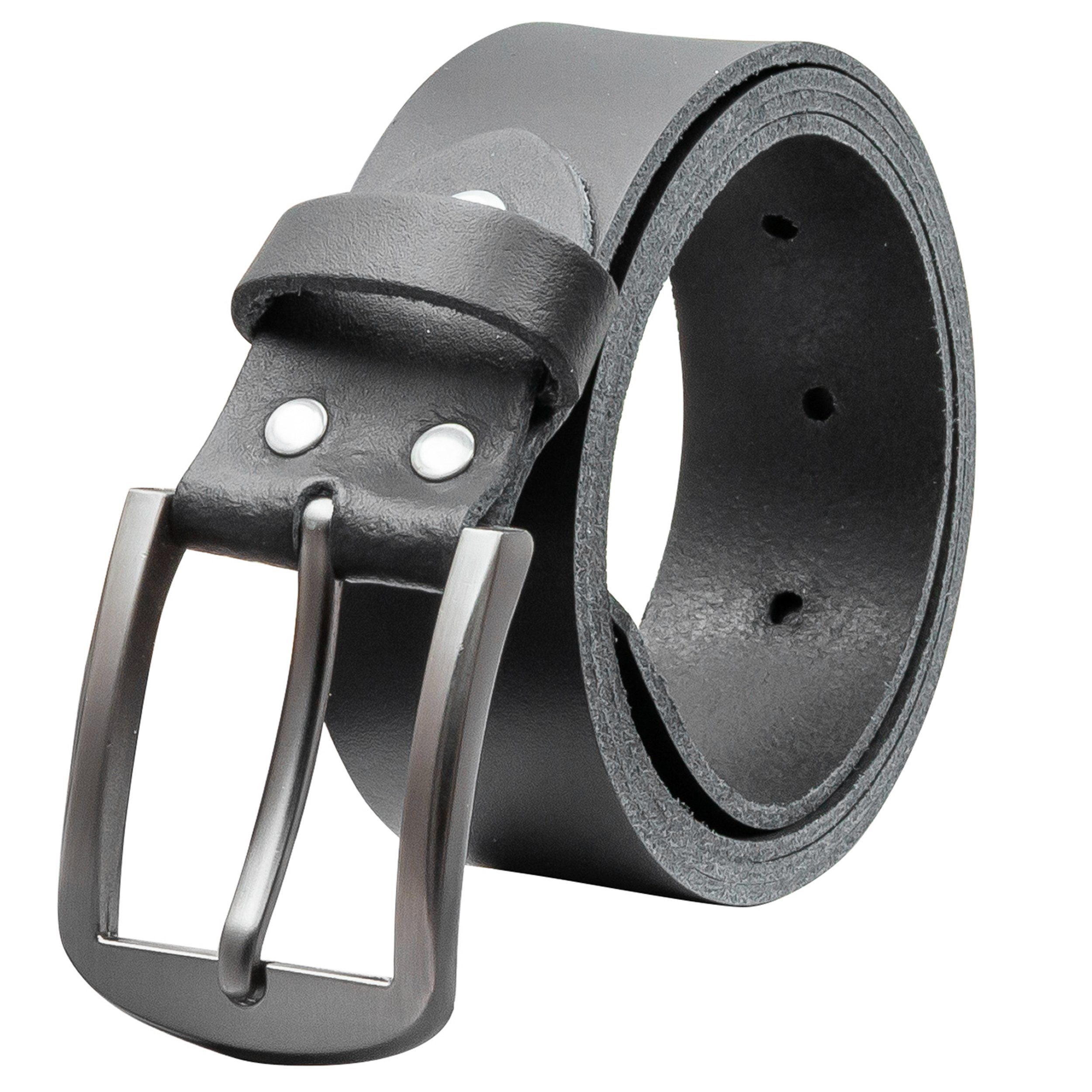 COLOGNEBELT Ledergürtel D16-SL Schlicht dennoch modern mit Dornschließe, MADE IN GERMANY