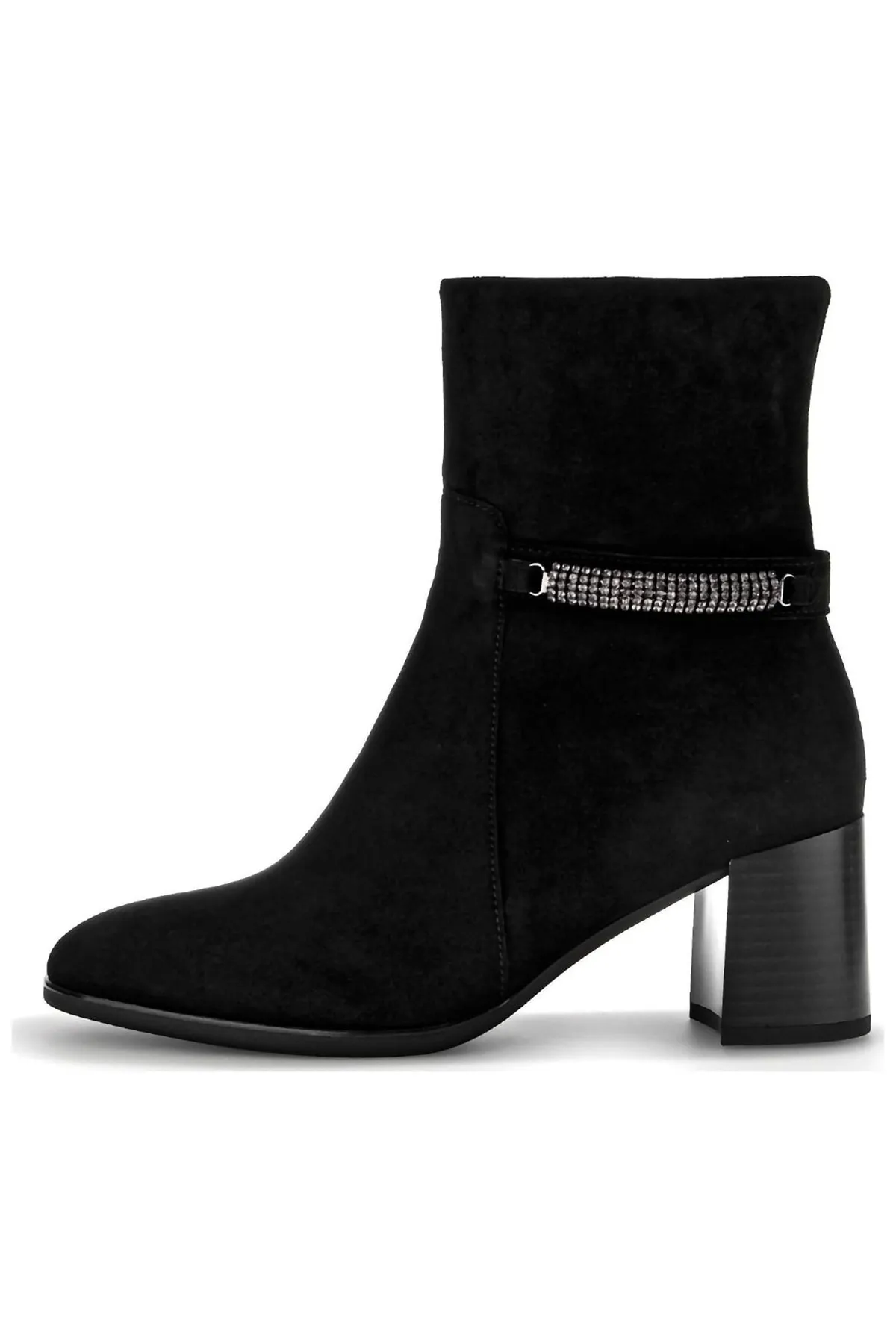 GABOR  Stiefelette - Schwarz - Flacher Absatz