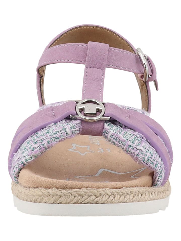 Tom Tailor Sandalen in Lila günstig kaufen