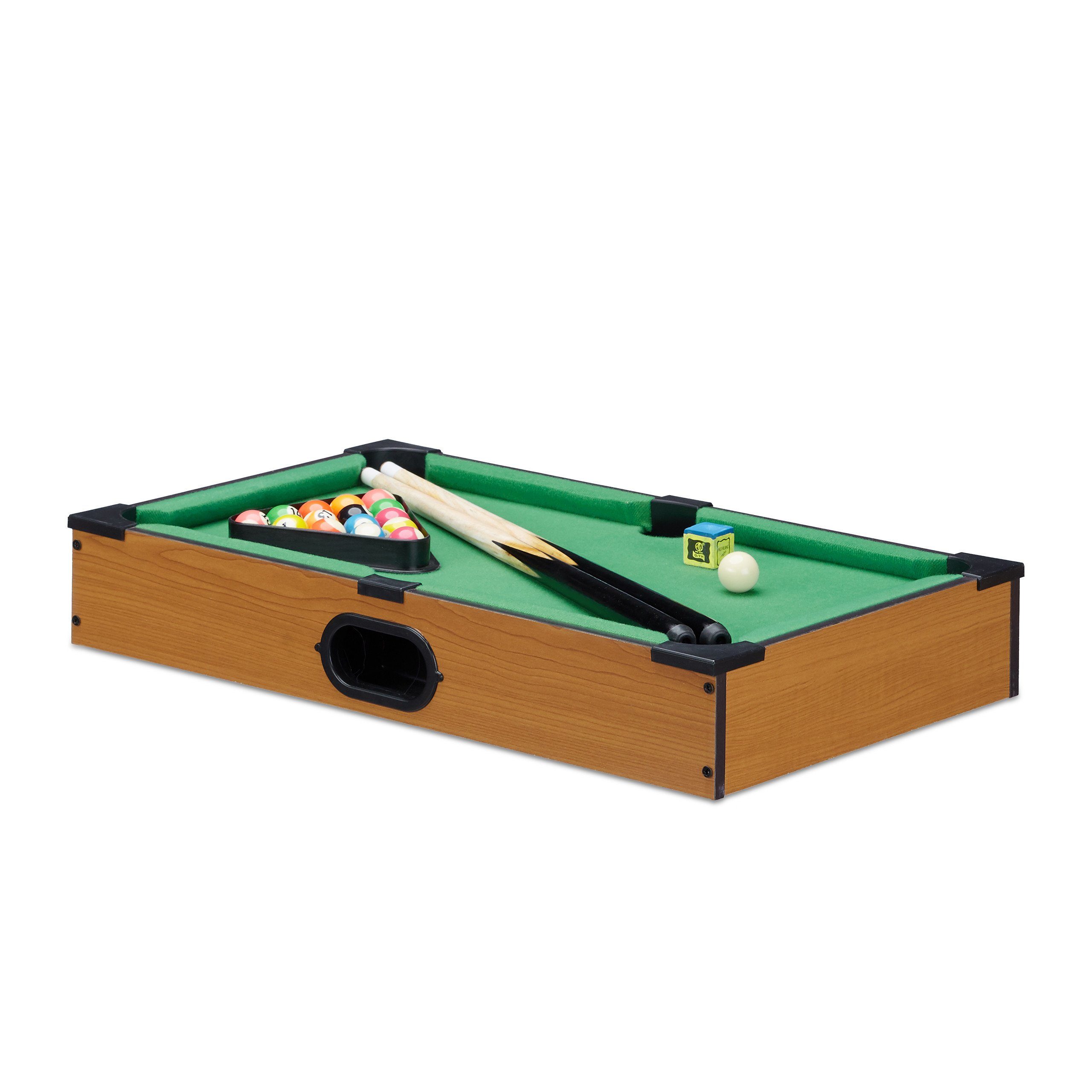 relaxdays Billardtisch Tischbillard