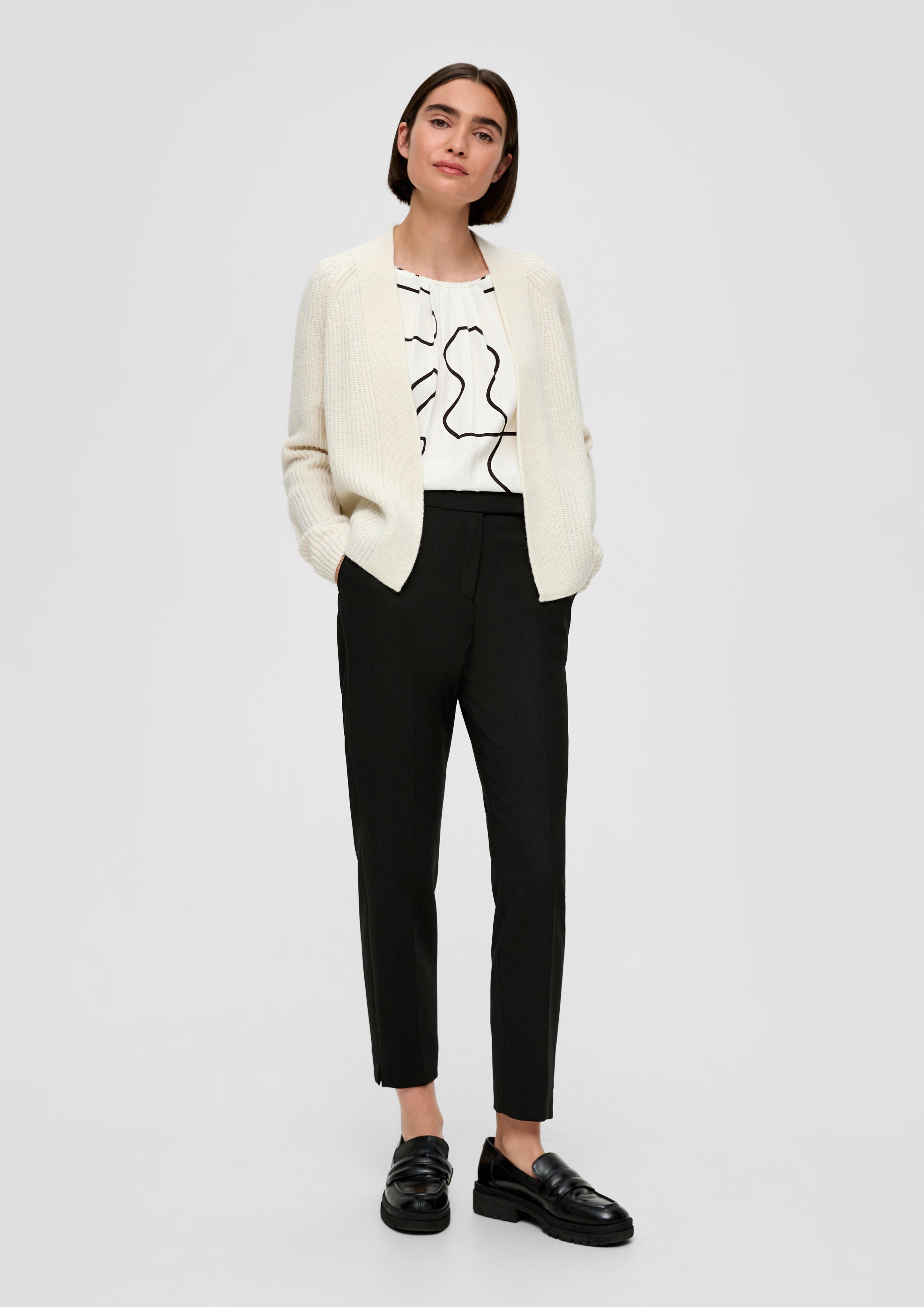 Kurzer Cardigan aus Wollmix  2136083-0700