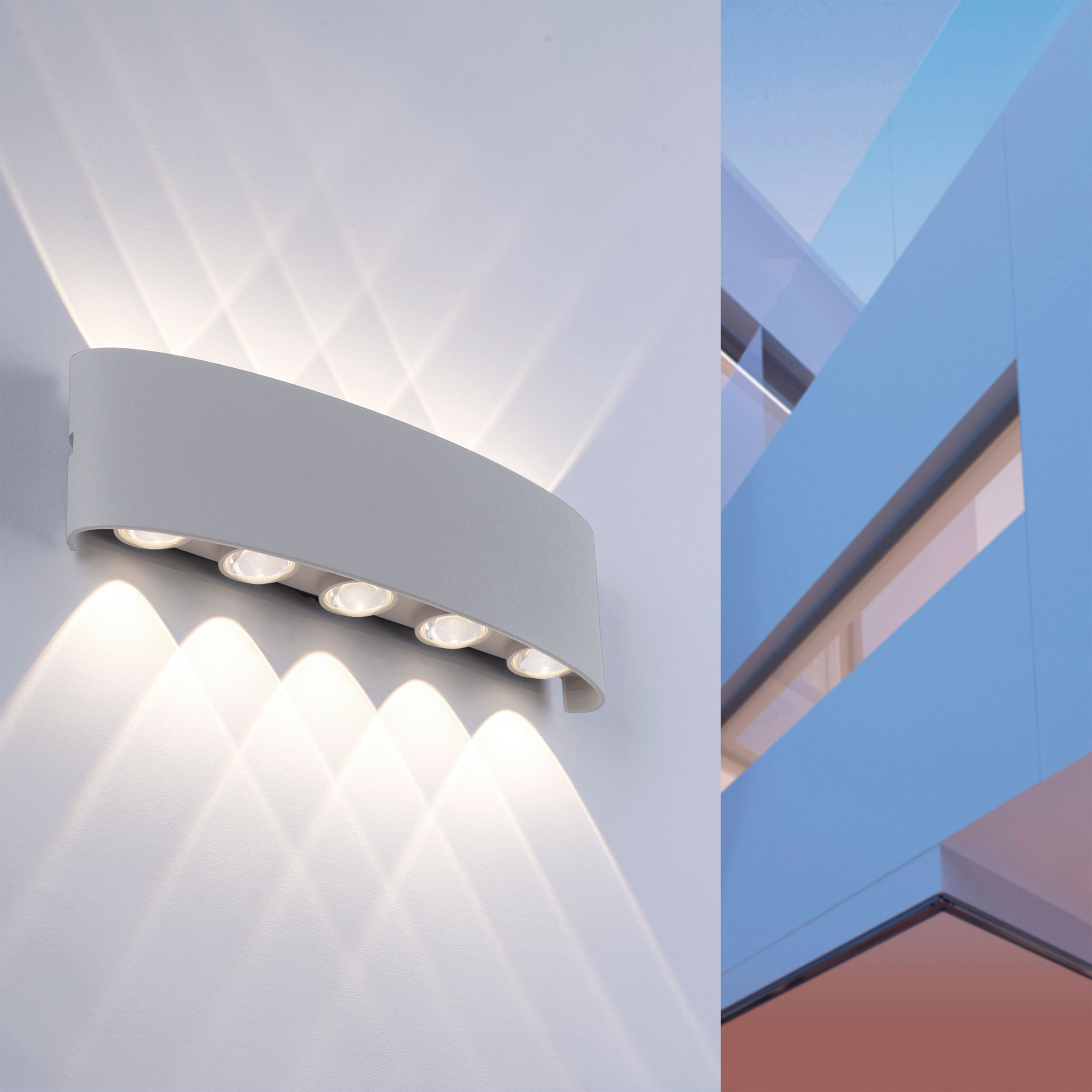 Paul NeuhausLED-Wandleuchte 10flg