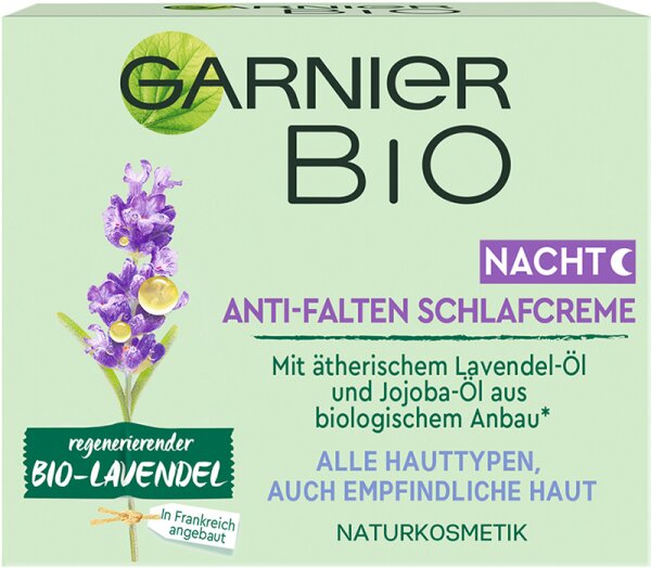 Garnier Bio Lavendel Anti-Falten Nachtpflege Nachtcreme