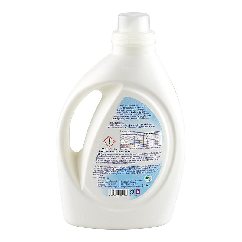 Effekt Fri Tøyvask 2 l White Effekt Fri