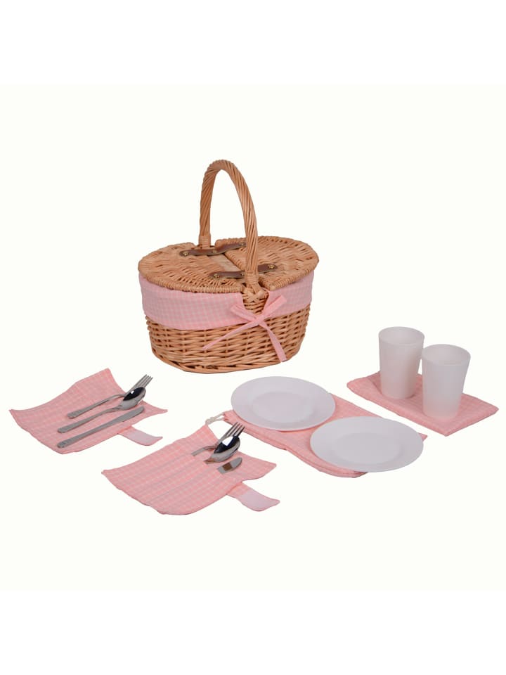 UNUS Picknickkorb Kinder in Pink günstig kaufen onesize