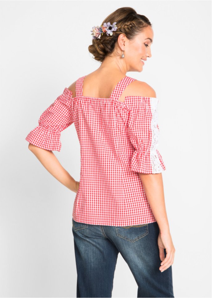 Trachtenbluse mit halbem Arm