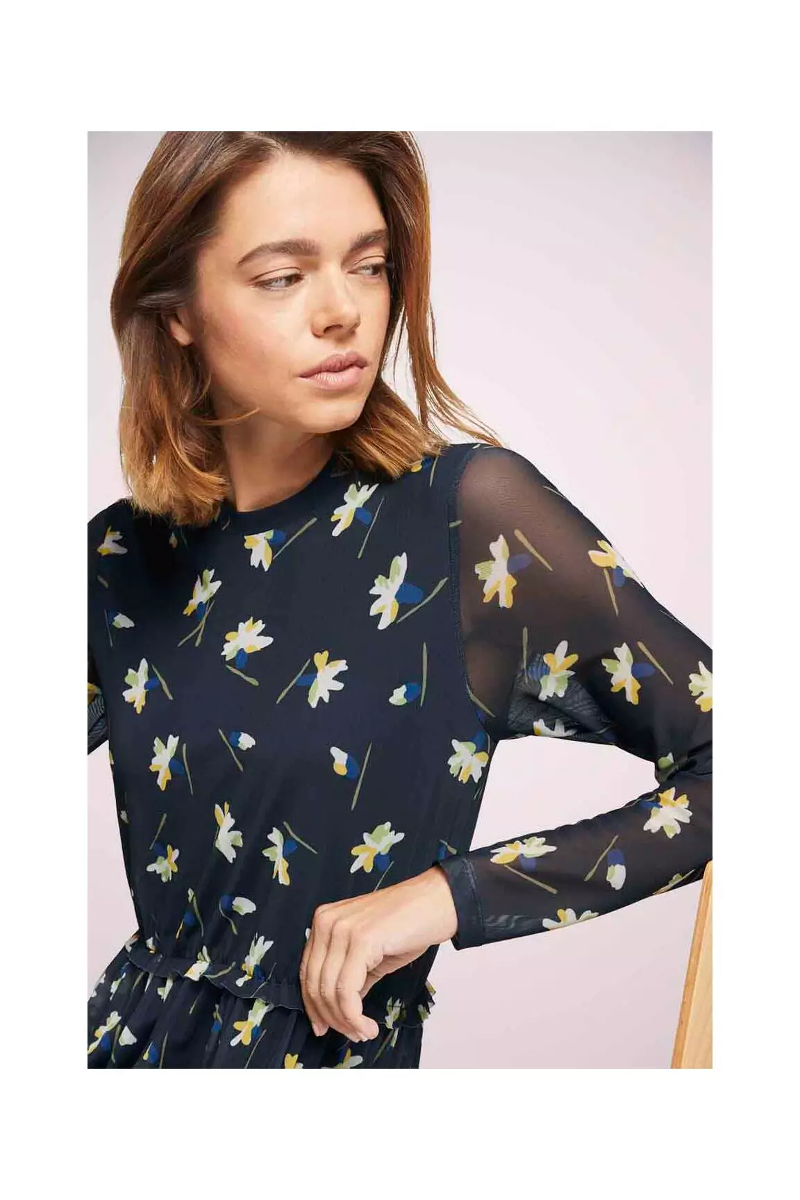 Tom Tailor Robes Longues Femme couleur bleu