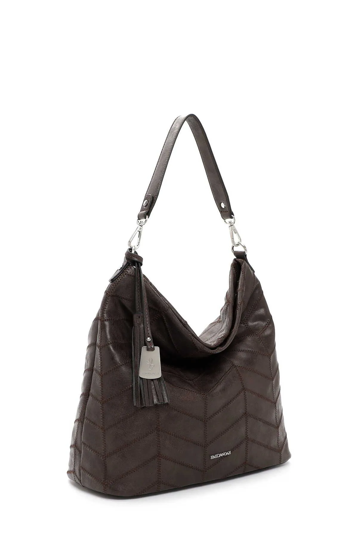 Emily & Noah  Handtasche - Braun - Unifarben