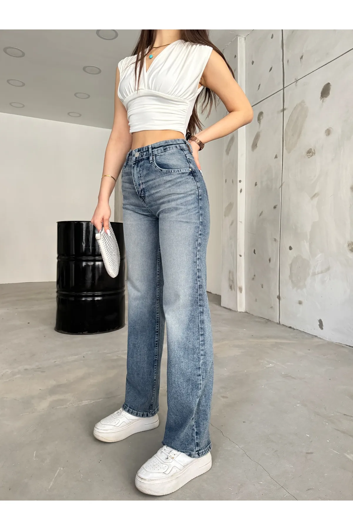 BİKELİFE  Hose - Blau - Straight