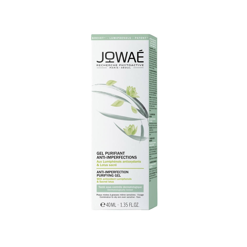 Jowae Gel purifiant anti-imperfections 40ml au Lotus sacré Soin anti-imperfections