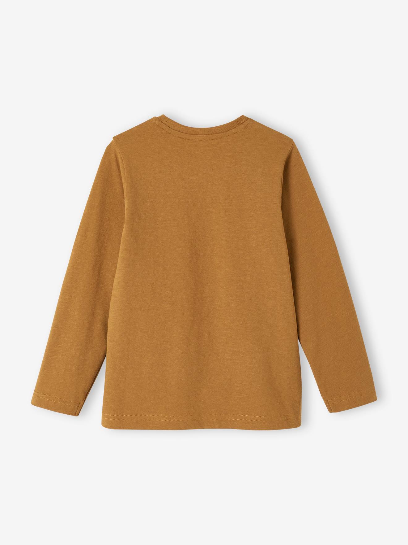 Vertbaudet Jungen Shirt, Tiermotive Oeko-Tex - hund khaki