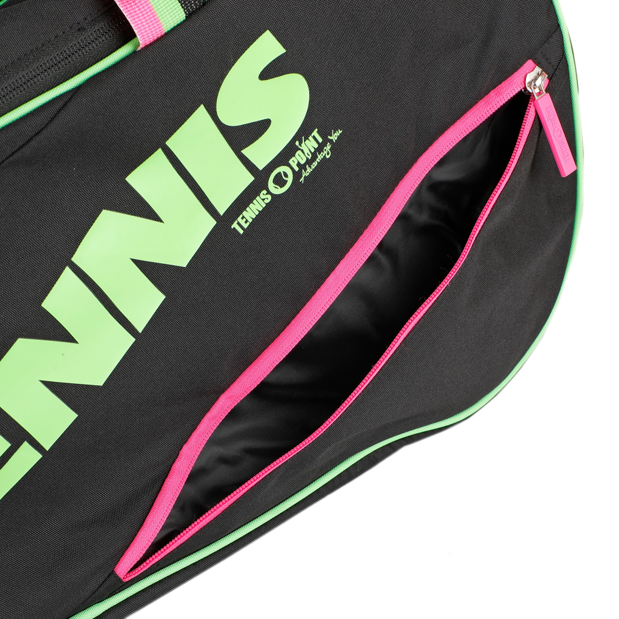 Premium Neon 6R Schlägertasche - Schwarz, Neongrün
