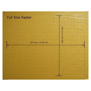 Feldherr Full-Size Raster-Schaumstoff 30 mm selbstklebend