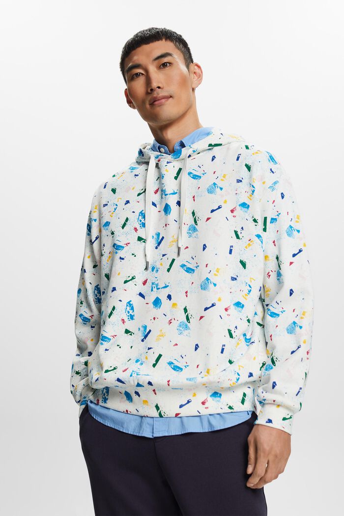 Hoodie aus Bio-Baumwolle mit Print