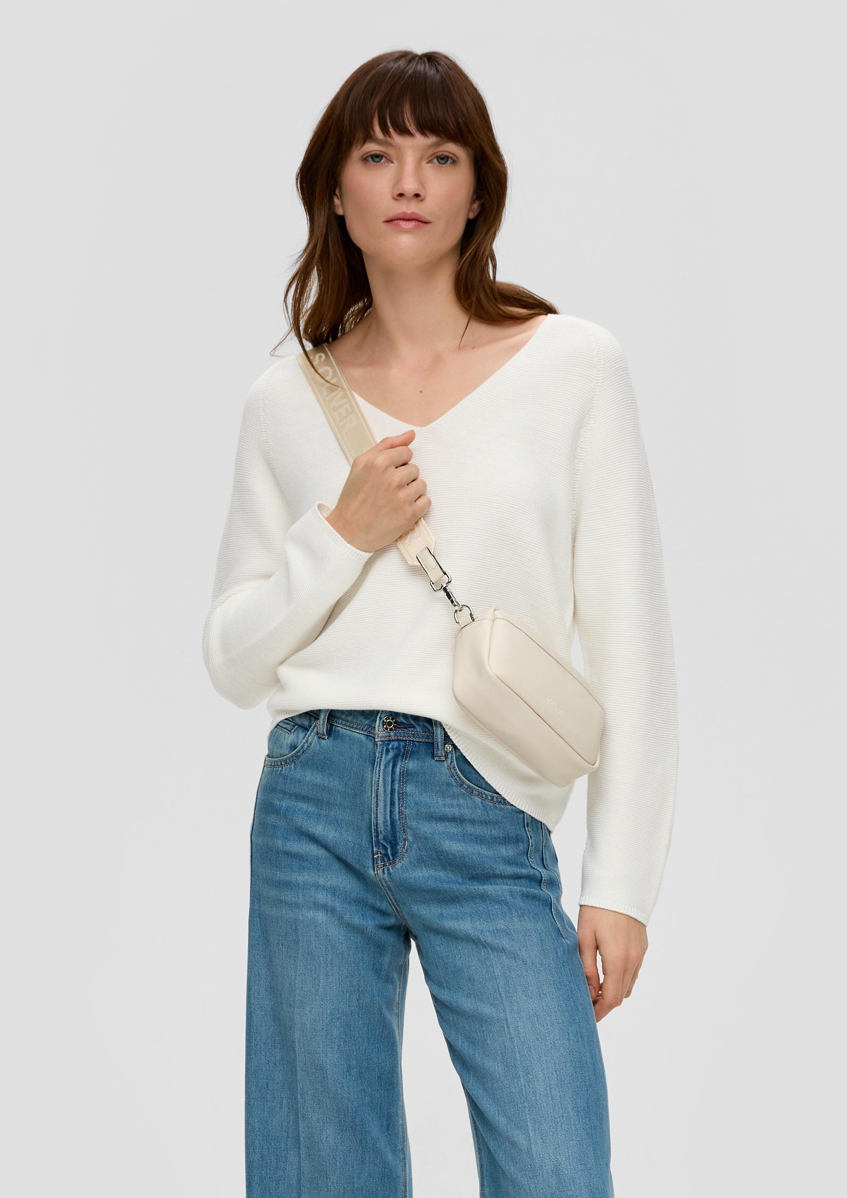 Pullover mit V-Ausschnitt  2145636-0210
