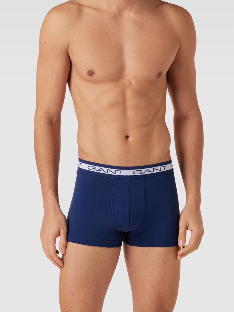 Trunk mit elastischem Logo-Bund im 5er-Pack Modell 'Basic Trunk' in grün