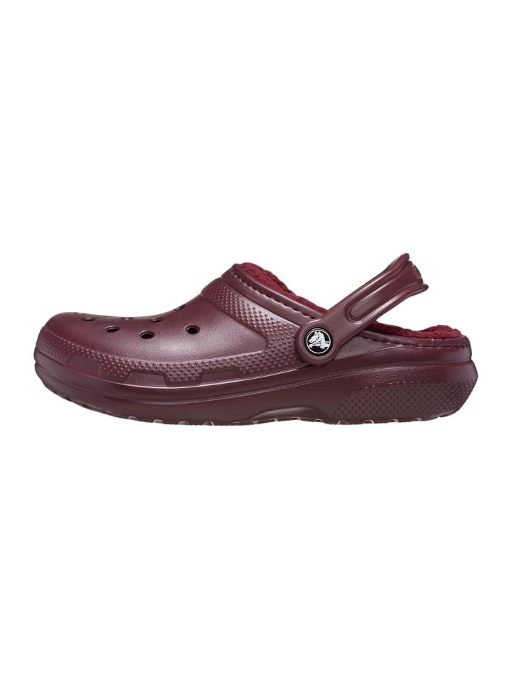 Crocs Clog 'Lined' in dunkelrot günstig kaufen