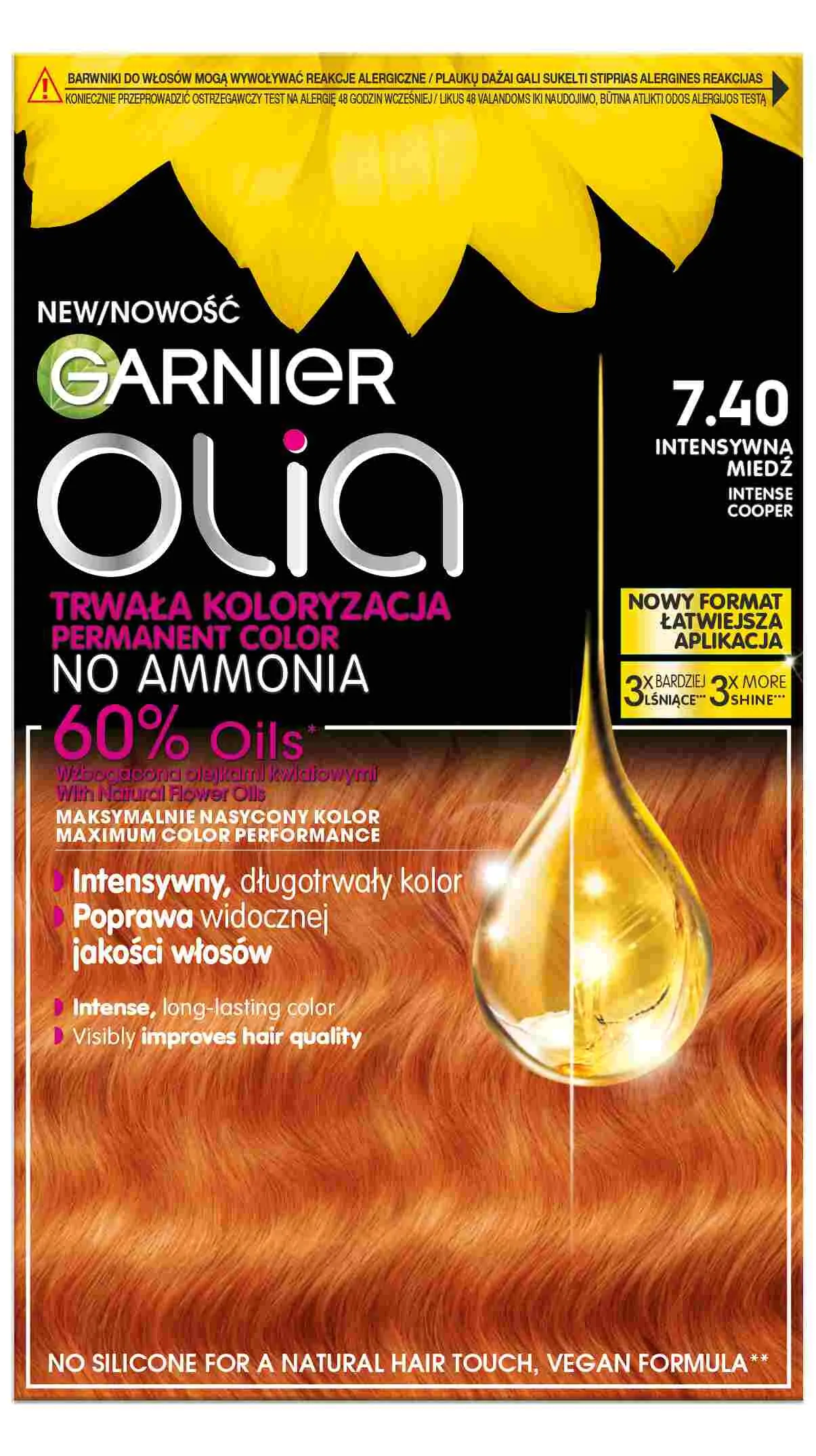 Garnier Olia farba za kosu 7.40 Intenzivna bakrena