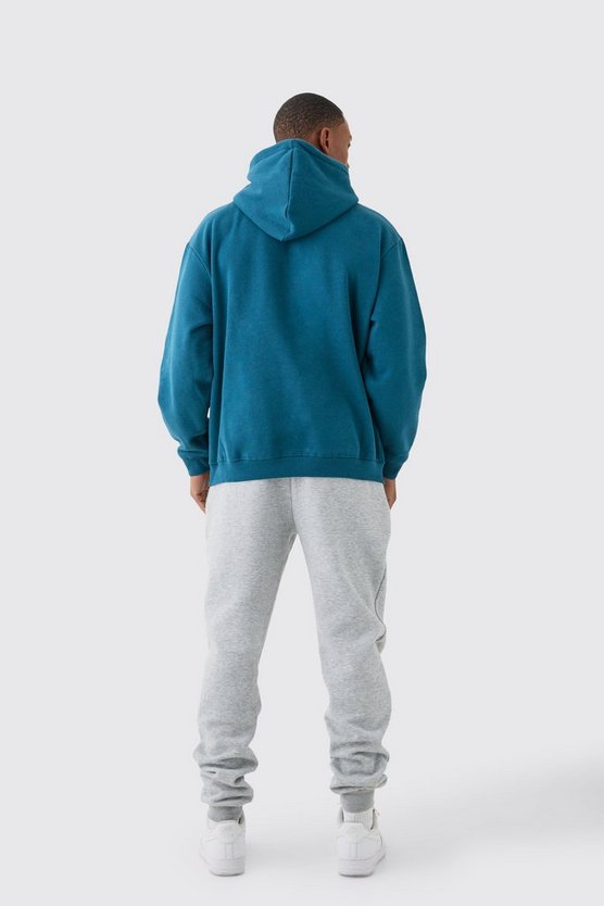 Oversize Basic Hoodie mit Limited Head Print
