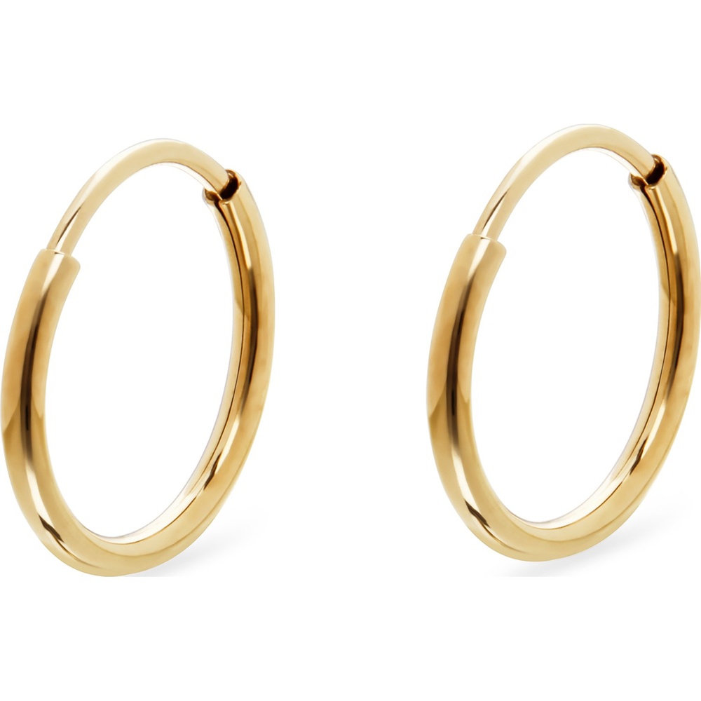 FAVS Créoles 375 Or jaune Boucles d'oreilles