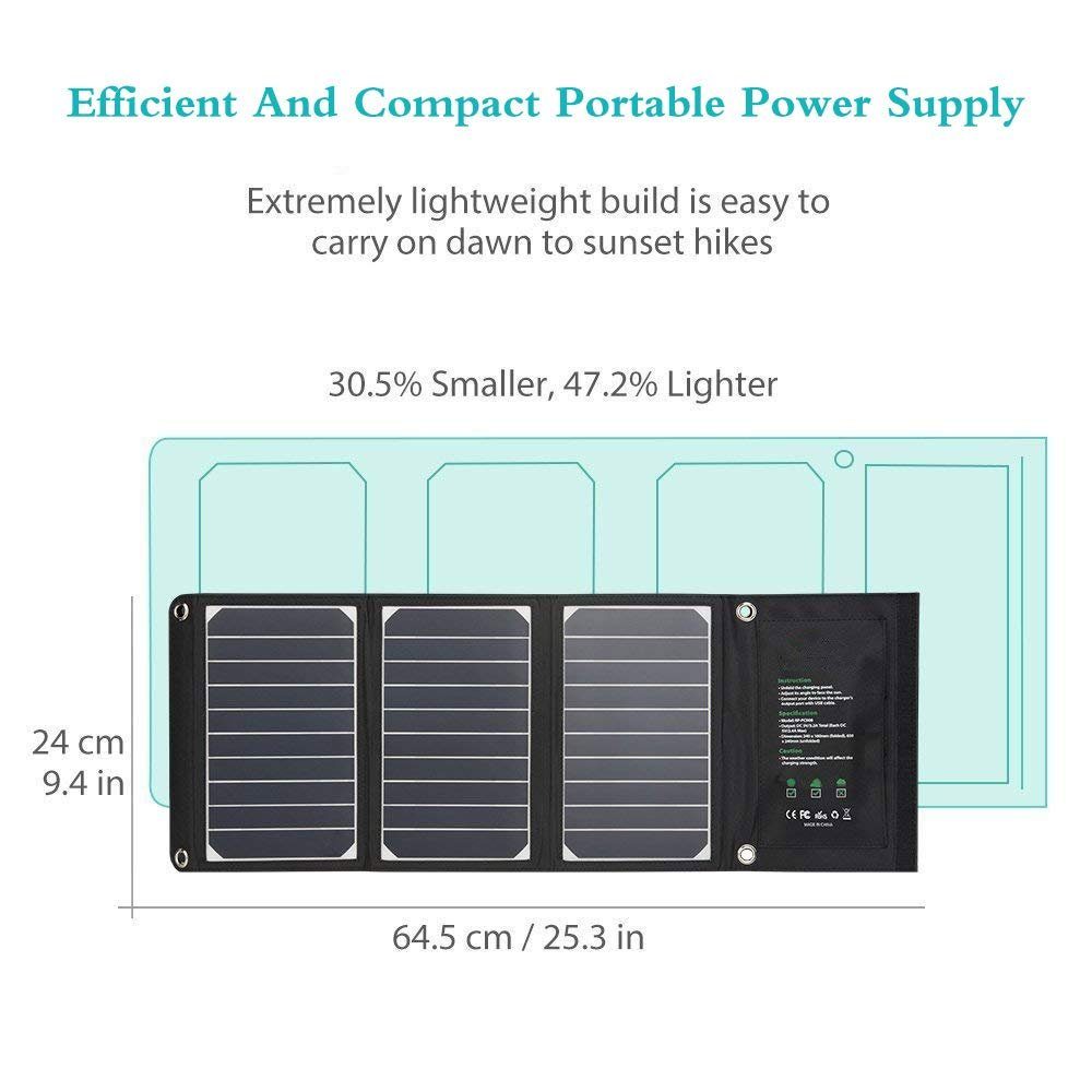 Song Solar Solaranlage Solarpanel 20W, 21,00 W, Monokristallines Silizium, Monokristalline Solaranlagen 21W,Camping-Werkzeuge, tragbar