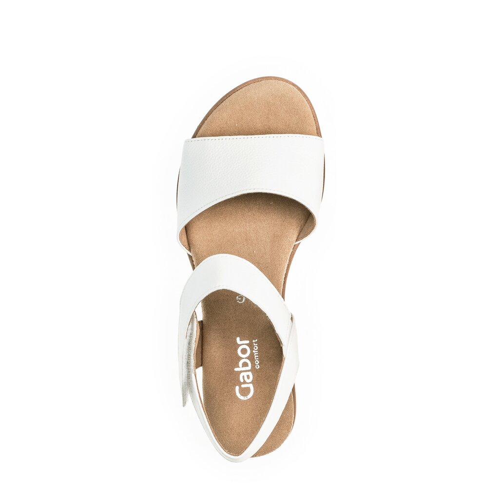 Gabor comfort Keilsandalette weiß