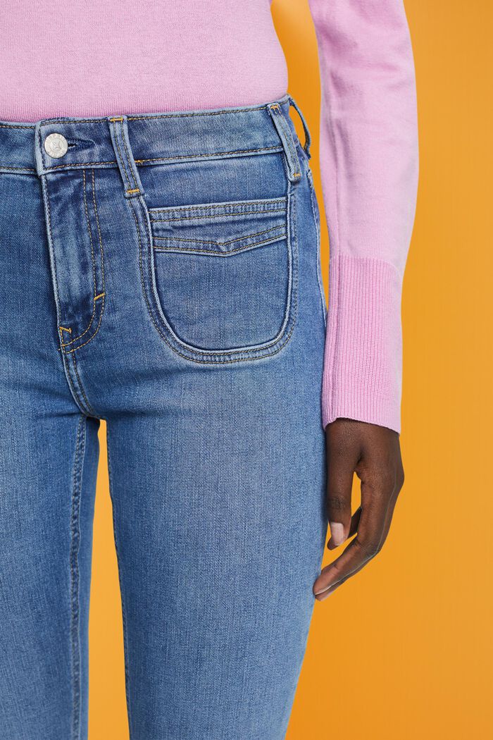 High-Rise-Jeans im Slim Fit