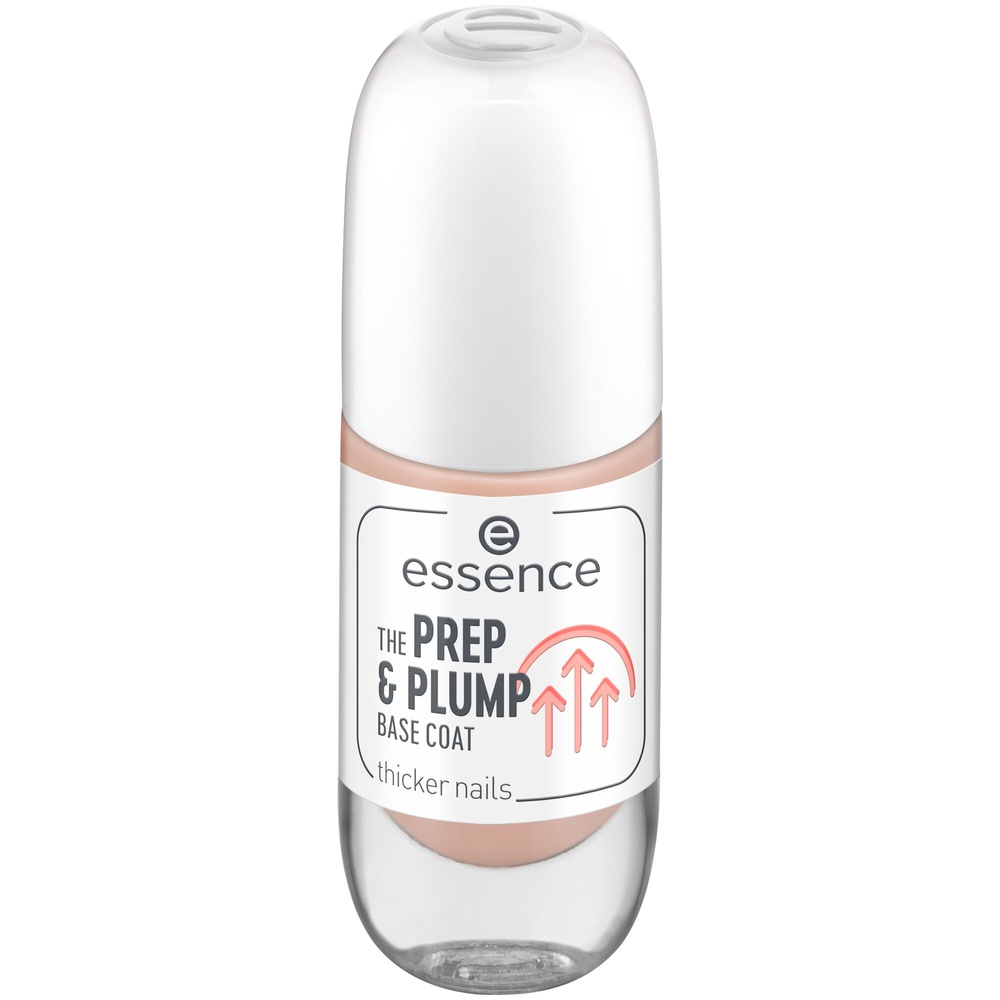 essence THE PREP & PLUMP BASE COAT Durcisseur Ongles