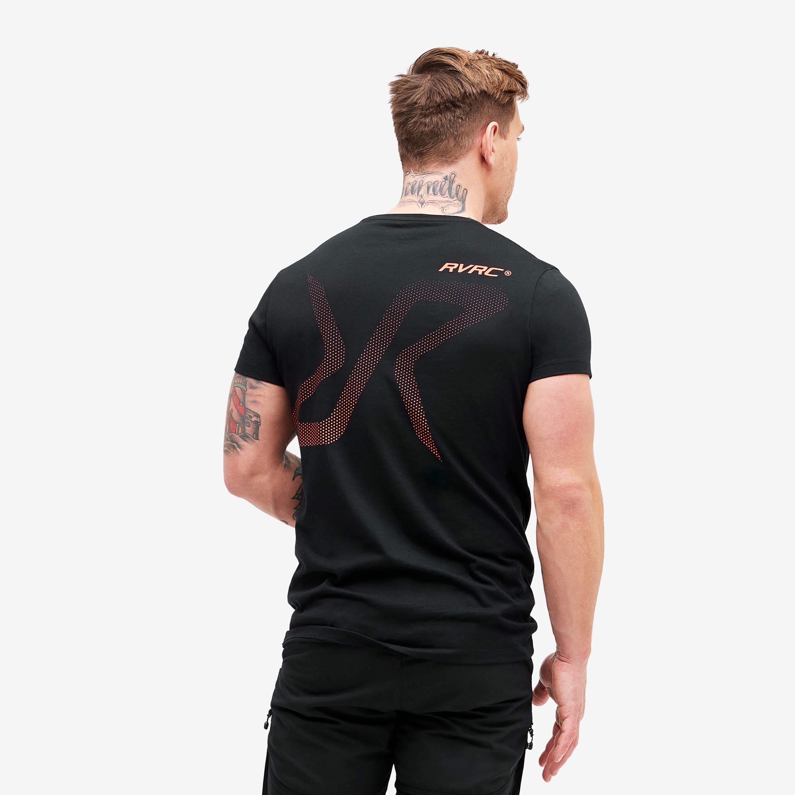 Fat Graphic Tee Homme Black/Flame