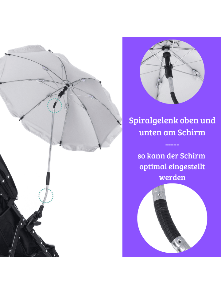 fillikid Sonnenschirm Melange Exklusiv in Marine günstig kaufen onesize