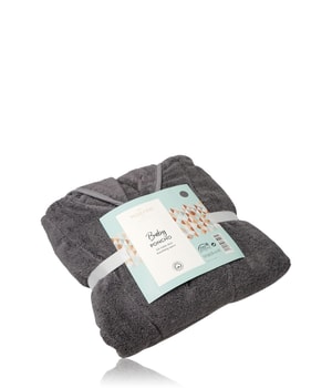 MABYEN Baby Textil Poncho Dunkelgrau Handtuch-1 Stk